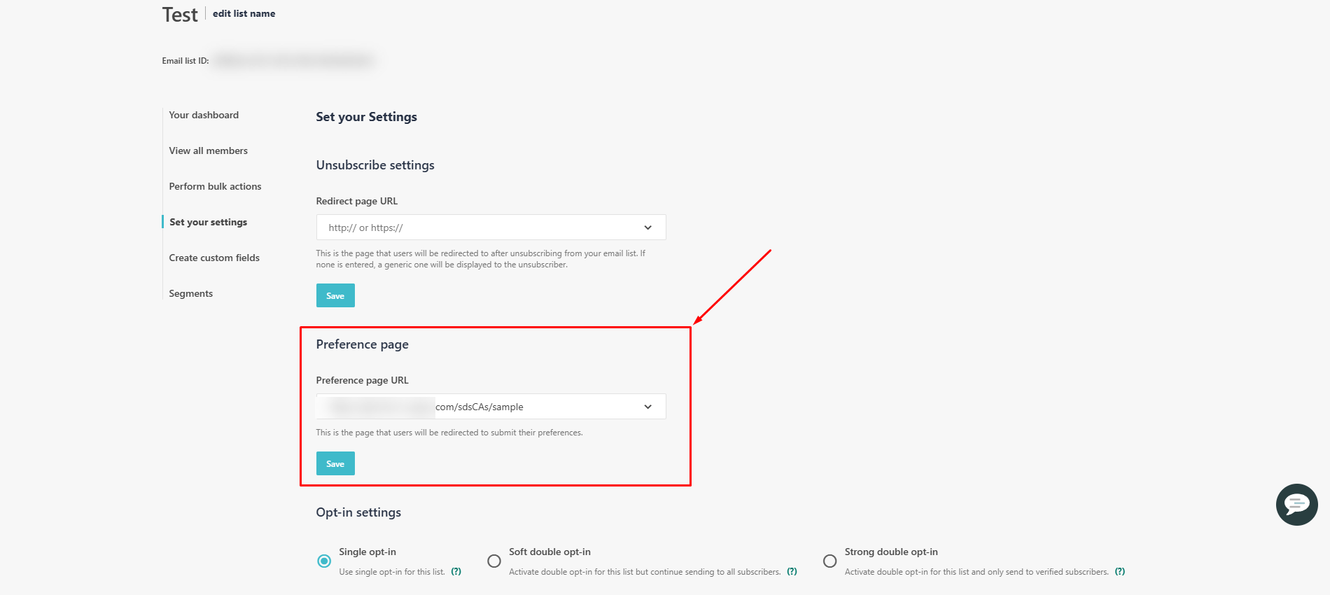 Preferences Page Configuration